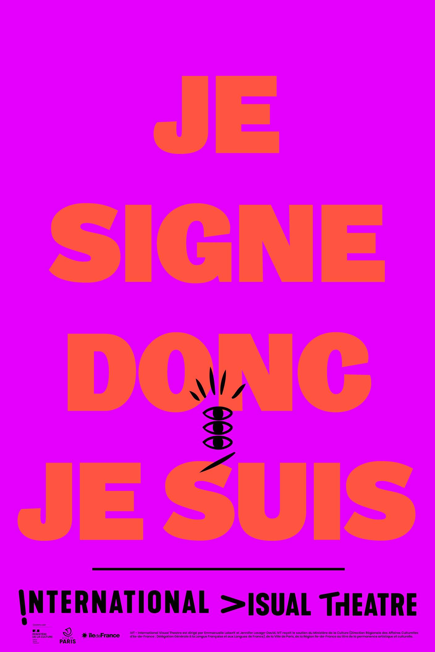 Une phrase : je signe donc je suis